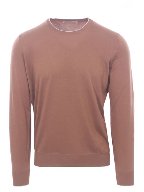 silk and cotton crew neck LA FILERIA | 4316716290155